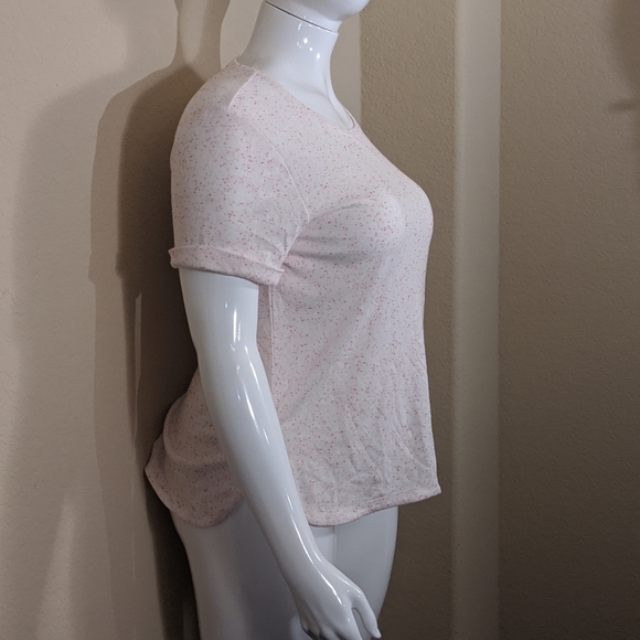 Karen Scott Shirttail-Hem Short Sleeve Top - Picture 6 of 9